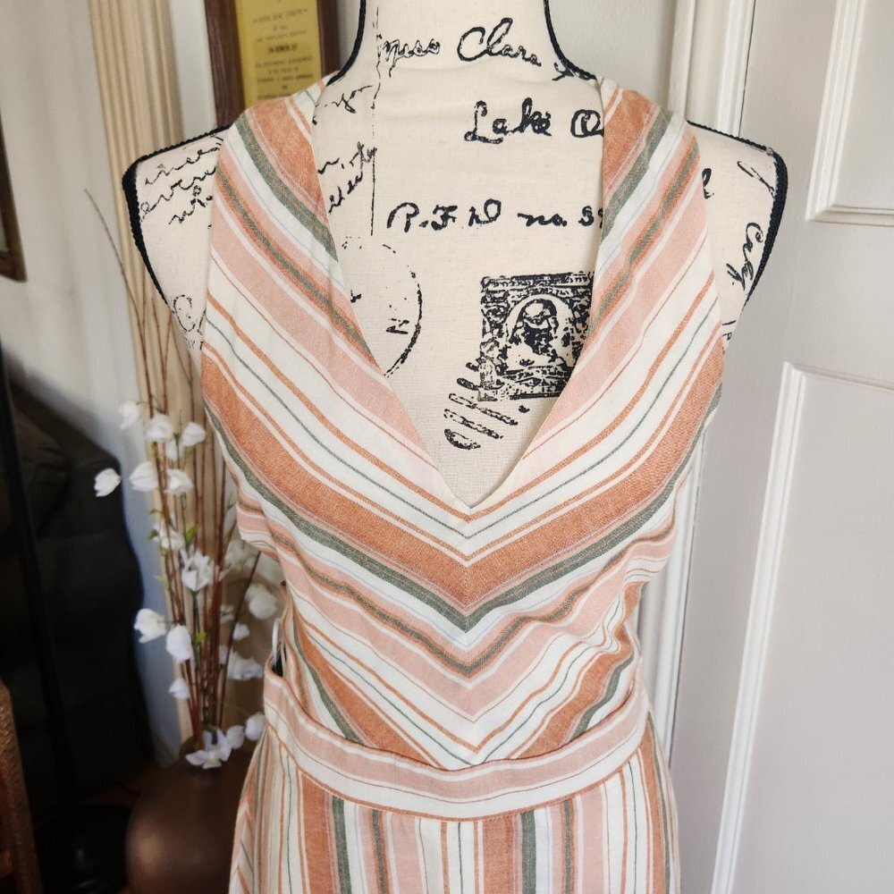 Gilli Striped Sleeveless Dress NWT Sz M - Picture 2 of 11